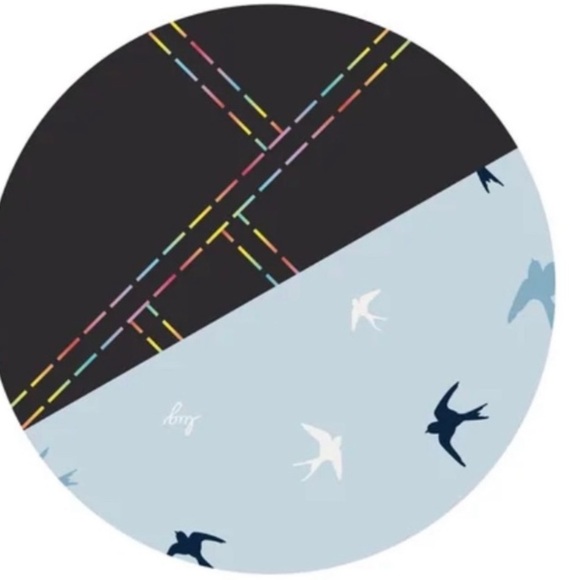 Lug Medium Tote with Trolley Sleeve- Skyliner Black Rainbow NWOT - Picture 2 of 12